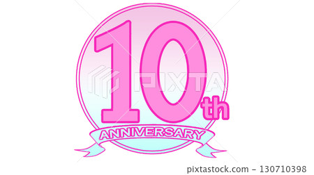 十週年紀念標誌 130710398