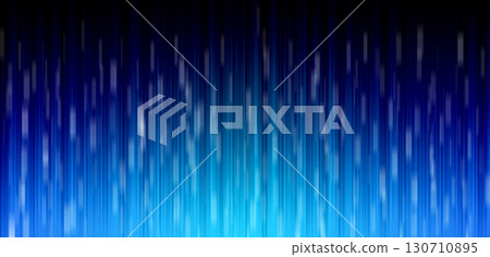 Abstract glowing blue vertical lines and light spots gradient background 130710895
