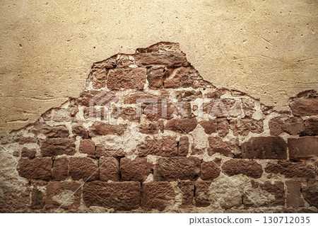 Renovation of an old wall in a village 130712035