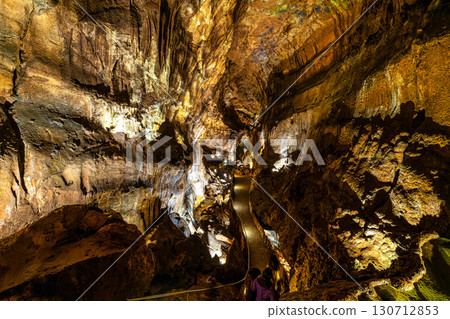 Mira de Aire Caves, Grutas de Mira de Aire at Leiria, Portugal. A set of limestone caves in Porto de Mos Mira de Aire Caves, Grutas de Mira de Aire at Leiria, Portugal. A set of limestone caves in Porto de Mos 130712853