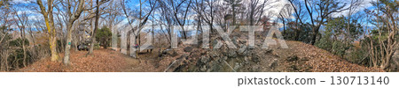 Panoramic photo of the summit of Mt. Butsuga in Tanzawa 130713140