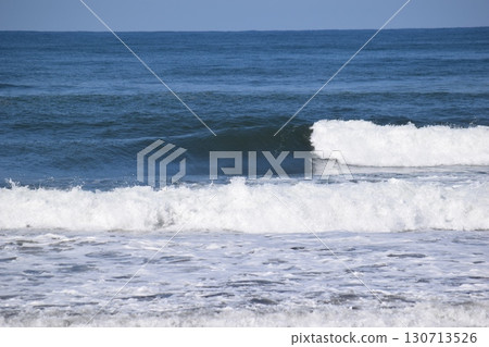 Rough waves of the Sea of Japan Shonai coast 130713526