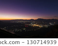 Morning night view of Aso (Aso, Kumamoto Prefecture) 130714939