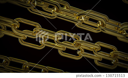 The Gold Chain for Abstract or Business Background concept 3d Rendering. The Gold Chain for Abstract or Business Background concept 3d Rendering. 130715513