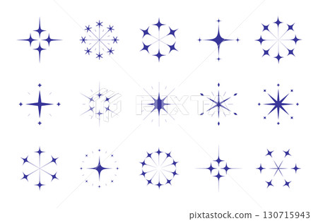 Light snowflake ray fantasy star illustration vector multiple ornament decoration accent fantastic blue 130715943