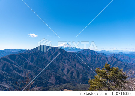 Mount Fuji seen from Akaiwa Mount Fuji seen from Akaiwa 130716335