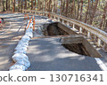 Collapse of forest road 130716341