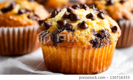 巧克力鬆餅非常適合早餐或下午茶時間 巧克力鬆餅非常適合早餐或下午茶時間 130716355