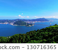 The Kanmon Straits as seen from Shimonoseki City, Yamaguchi Prefecture 130716365