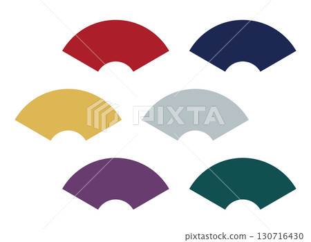 Simple fan-shaped Japanese frame set 130716430