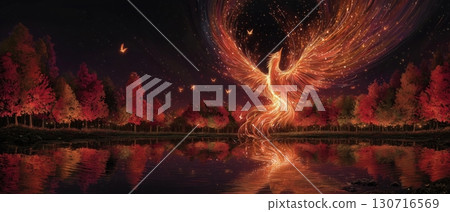 鳳凰 湖泊 湖 130716569