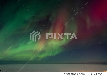 Aurora Borealis over Island Aurora Borealis over Island 130717555