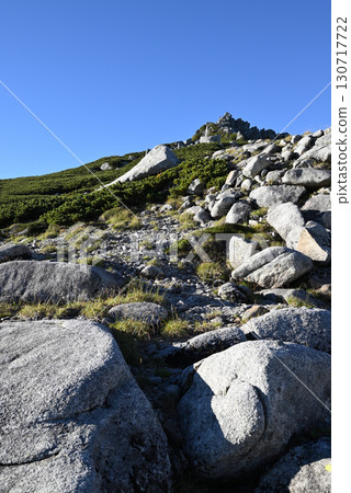 Climbing Mount Kisokoma, Central Alps, Nagano Prefecture 130717722