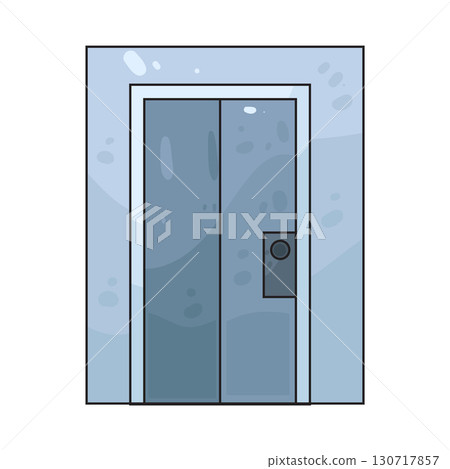illustration of airport elevator illustration of airport elevator 130717857