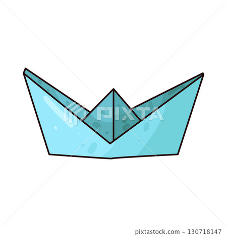 illustration of Origami Boat 130718147