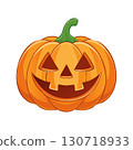 Halloween jack-o'-lantern pumpkin 130718933