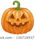 Halloween jack-o'-lantern pumpkin 130718937
