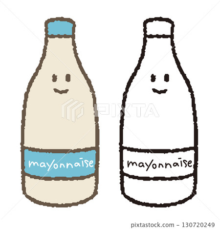 Hand drawn mayonnaise Hand drawn mayonnaise 130720249