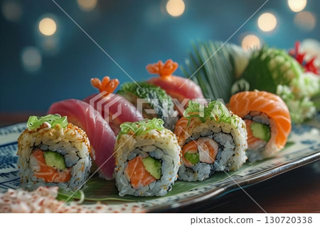 看起來很美味的壽司 130720338