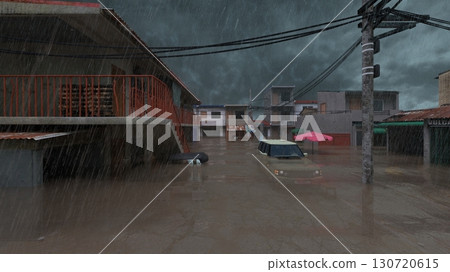 一個被淹沒的房子 130720615