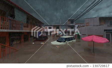 A submerged house 130720617