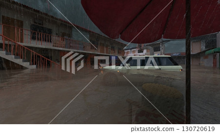 A submerged house 130720619