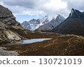 Five Colors Lake at Doacheng Yading National park, Sichuan, China. Last Shangri-la 130721019