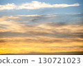 colorful dramatic sky with cloud at sunset 130721023