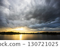 colorful dramatic sky with cloud at sunset 130721025