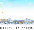住宅區，柔和的色彩，街景背景，流行，房子 130721350