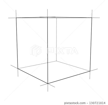 Geometric Perspective of a Cube Geometric Perspective of a Cube 130721814