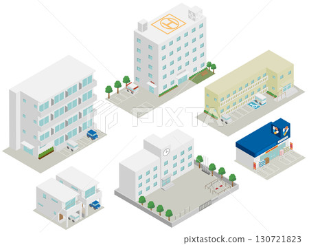 Isometric building and facility material set 2 130721823
