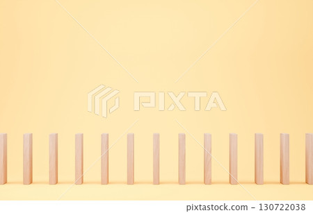 3D material_wooden domino_orange 130722038
