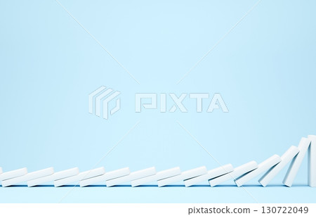 3D material _ domino _ light blue 3D material _ domino _ light blue 130722049