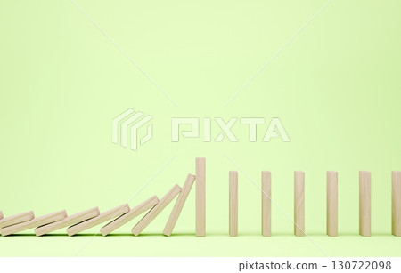 3D material_wooden domino_yellow-green 130722098