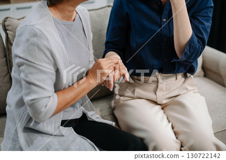 Mother and Daughter Sharing Comfort and Support the deep emotional bond between mother and daughter of support, care, Mother and Daughter Sharing Comfort and Support the deep emotional bond between mother and daughter of support, care, 130722142
