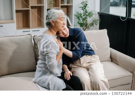 Mother and Daughter Sharing Comfort and Support the deep emotional bond between mother and daughter of support, care, 130722144
