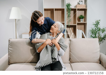 Mother and Daughter Sharing Comfort and Support the deep emotional bond between mother and daughter of support, care, 130722158