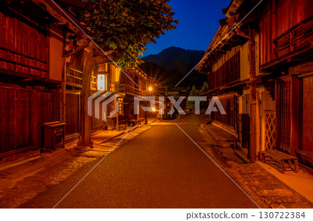 中山道長野縣南木曾町妻籠宿街景 130722384
