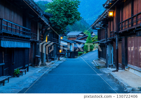 Townscape of Tsumagojuku, Nagiso Town, Nagano Prefecture, Nakasendo 130722406