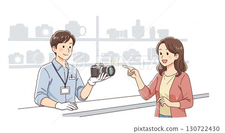 相機店和店員租賃相機 130722430