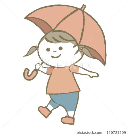 Child with a parasol Child with a parasol 130723209