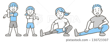 親子伸展運動(柔軟度) 親子伸展運動(柔軟度) 130723307