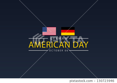 German American Day Celebration Banner with Flags and Typography German American Day Celebration Banner with Flags and Typography 130723946
