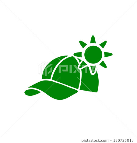 Cap and sun icon 130725013