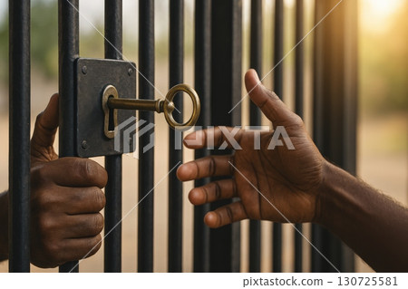 An Open Door: A Symbol of Freedom and New Beginnings Represented 130725581