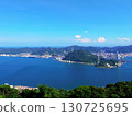 The Kanmon Straits as seen from Hinoyama Park (Shimonoseki City, Yamaguchi Prefecture) 130725695