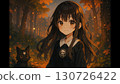 漂亮的女孩畫像 130726422