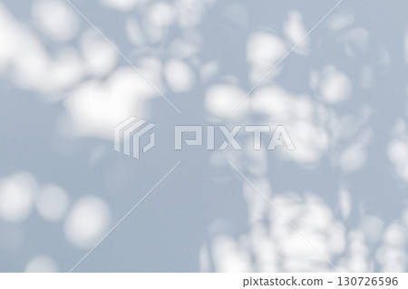 Abstract natural tree leaves shadow on white wall background 130726596