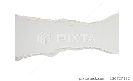 White ripped paper torn edges strips isolated on white background White ripped paper torn edges strips isolated on white background 130727122